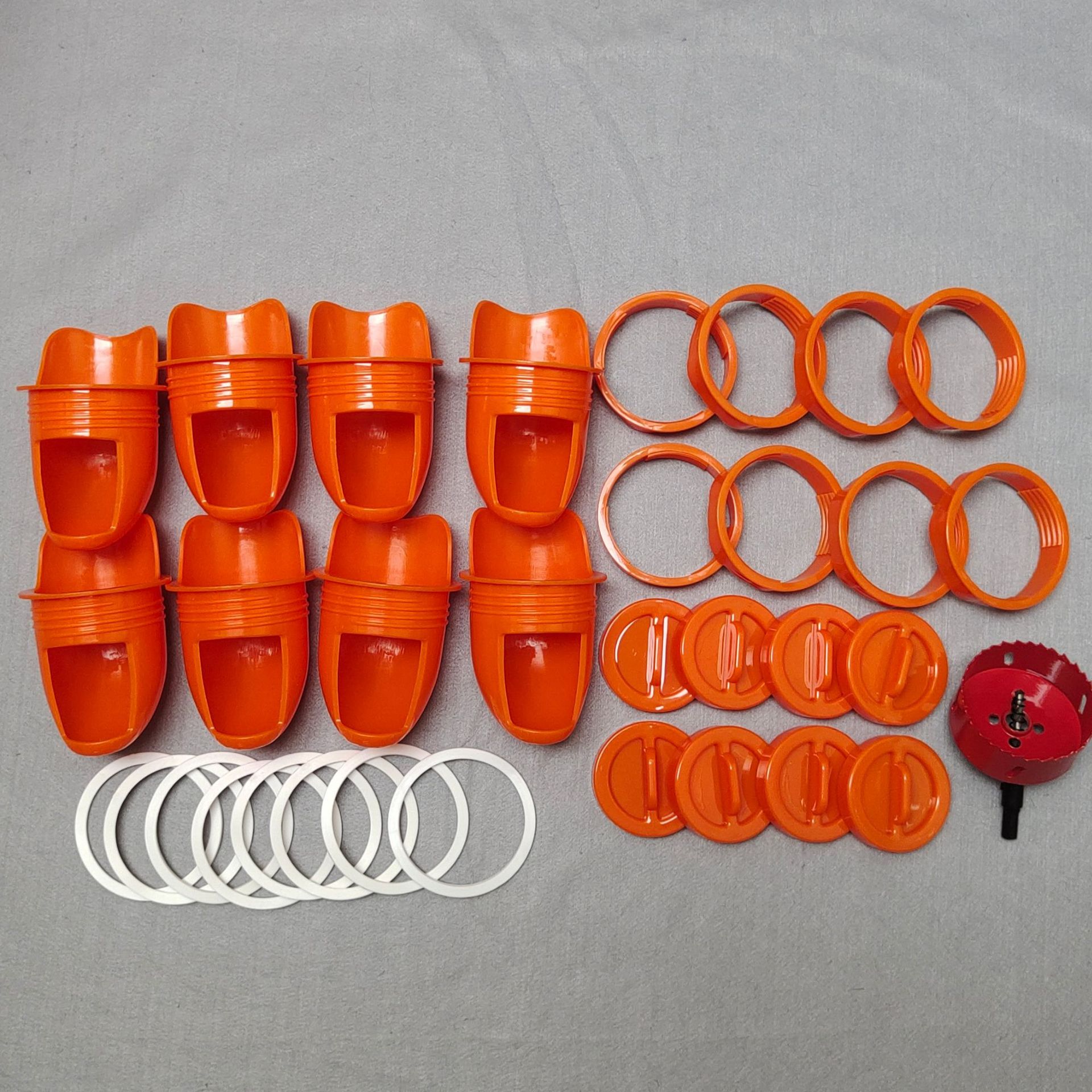 오렌지 8 + 1 (흰색 앞치마 + 빨간색 구멍따개)