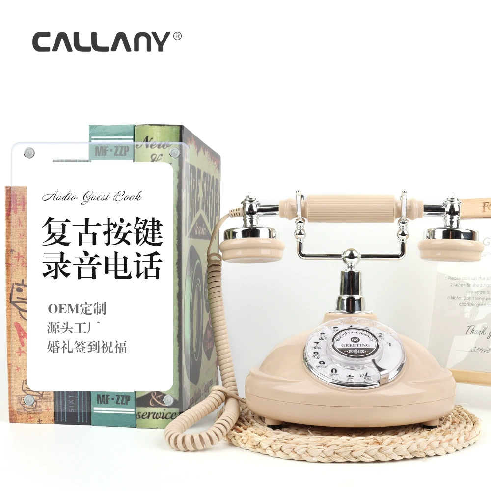 Трансграничные новые старинные сообщения свадебные телефонные аппараты фиксированные старомодные свадебные записи стационарные ретро телефоны оптом