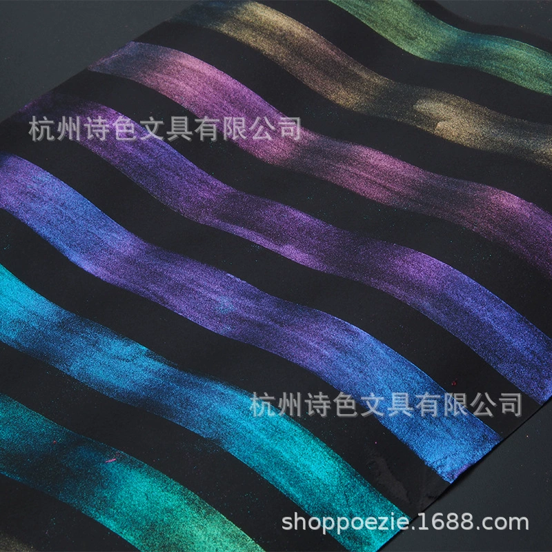 Poetic color 3-color box loaded color Dragon Cyber series watercolor can replace art paintings fantasy art characters