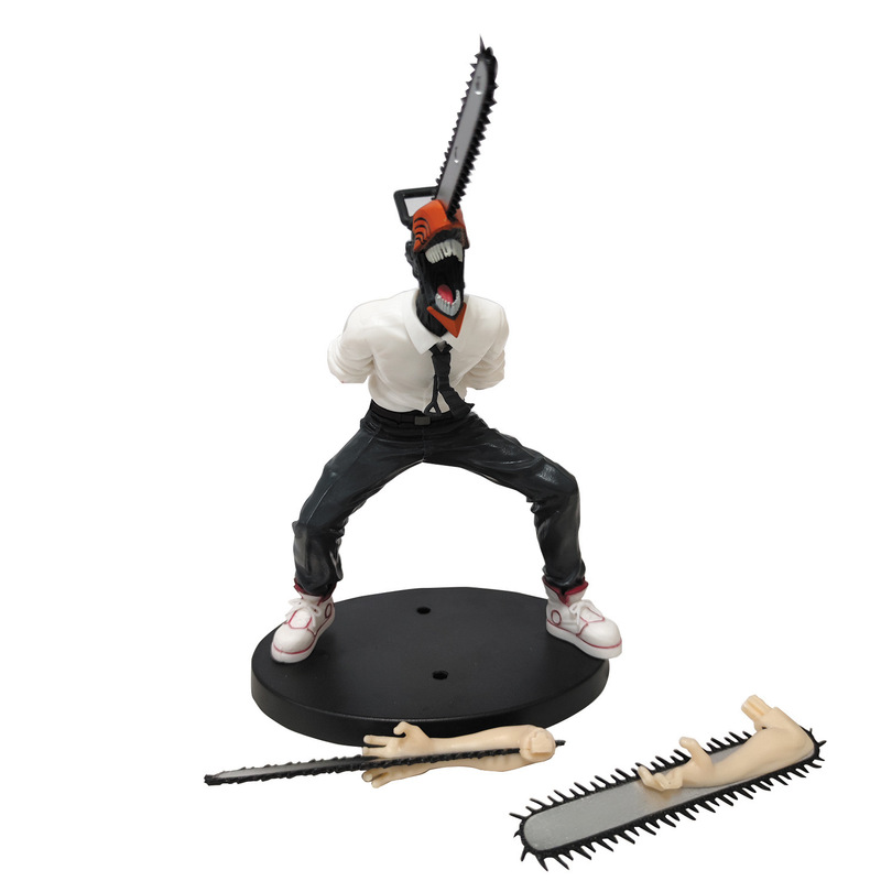 チェーンソーマンフィギュアチェーン巨人置物電次治可動人形潮游景品パワ悪魔周辺アニメ|undefined