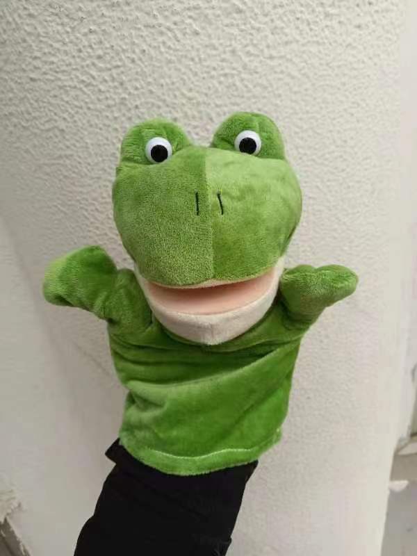 Fabricante animal Lobo conejo mono cocodrilo boca abierta padre-hijo interactivo dedo jugando marioneta jardín de infantes narración de historias