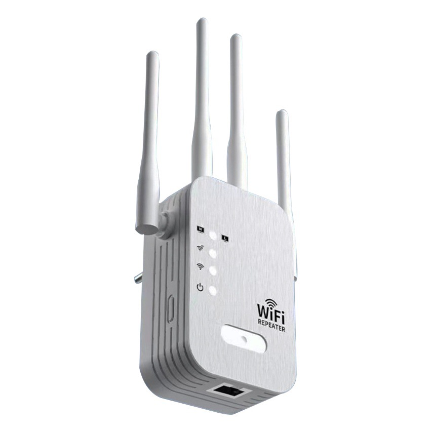 Enrutador inalámbrico 5G de doble banda 300M Extensor de red 4 antenas Amplificador de señal wifi 1200M Repetidor