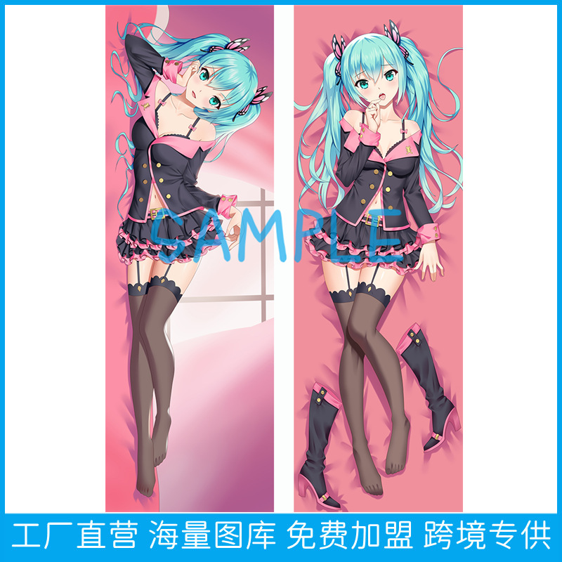 Hatsune Miku Anime Jastučić za telo - Prilagodljiv dugi jastučić za obožavaoce i kolekcionare
