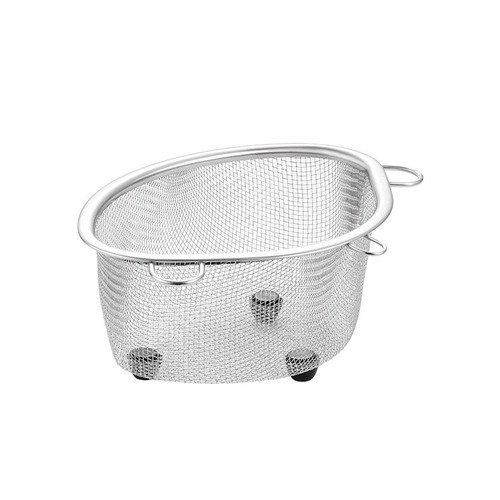 Stainless steel triangle drain basket leftovers filter artifact filter basket dishcloth drain rack