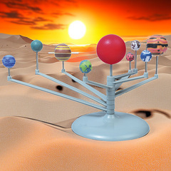 Nine-Planet Model Assembly Solar System Planetary Model Children's Educational DIY Toy Set