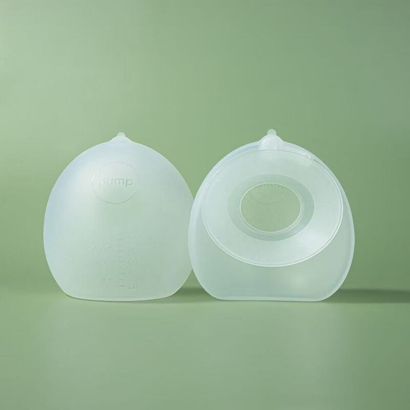 Wearable Breast Collector Full Silicone Breast Collector Breast Pump Breastfeeding Hands Free Breast Collector
