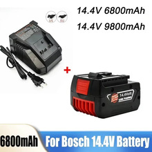 �m��BOSCH 14.4V늄ӹ��߳��늳�BAT607G BAT614G 6800/9800mAh