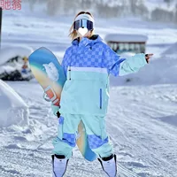 R9TSEARIPE/Xue Yi Po Профессиональный шахматный комплект лыжного костюма для мужчин и женщин одиночная и двойная доска водонепроницаемый и теплый лыж