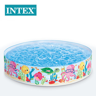 Intex 56452 плавательный бассейн Жесткий клей Бассейн семья ребенок купание Бассейн океан парк