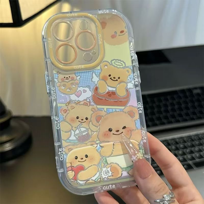 バターベア Apple 15 携帯電話 iphone16promax 携帯電話ケース 12/13PRO Huawei 落下防止に適しています|undefined