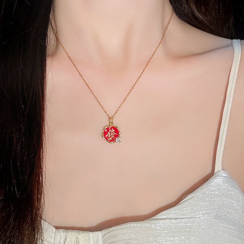 Collar de cabello de estilo nacional, nicho femenino de diseño, moda nacional, accesorios de cadena de clavículas, regalos