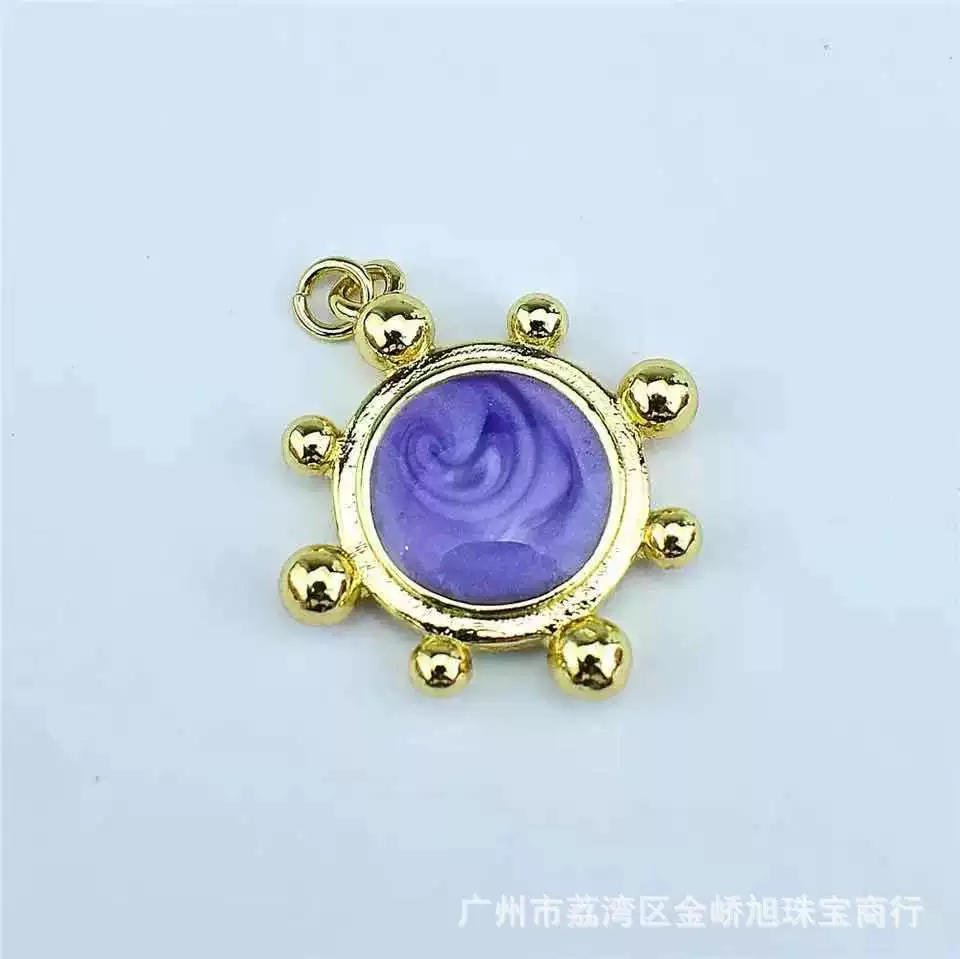 (Cross-border trading), necklace solar-powered, pendant, jewelry handmade, DIY