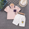 Summer clothing, short sleeve T-shirt, polo for boys, summer children's set, season 2021, Korean style, wholesale