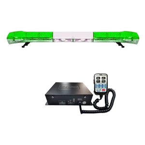 LED uzun cərgə xəbərdarlıq işığı yanıb-sönən siqnal 2.48m B+ ikili dinamik+siren 9400G2