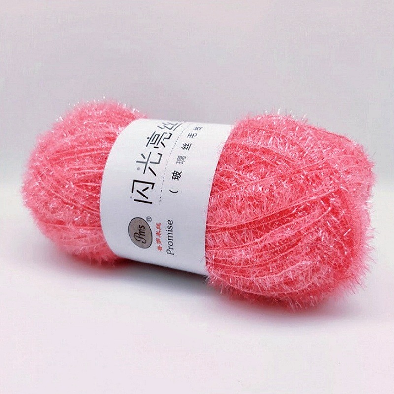 Hilo Brillante para Tejido a Mano de Poliéster para Crochet y DIY image 40