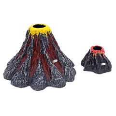 增氧氣泡石魚缸裝飾仿真火山樹脂工藝品水族箱造景擺件廠家直供