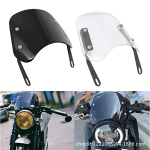 Prince motosiklet retro modifikasiya CG125 şəffaf ön şüşə qoruyucu lövhə