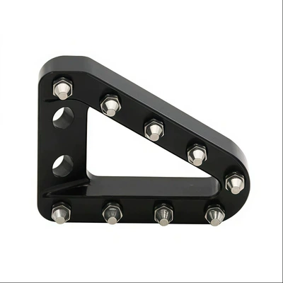 short brake head, Motorcycle pedals - sloping-surface-black