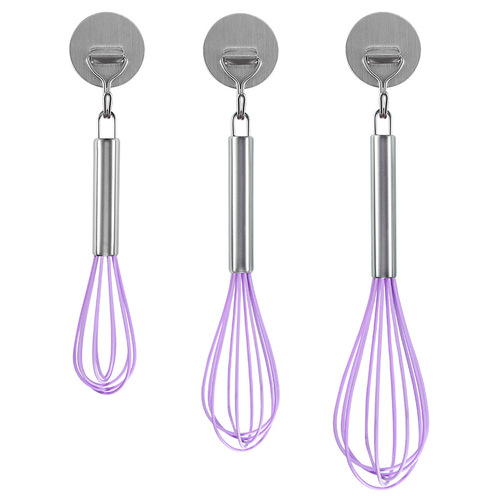Manual stainless steel handle silicone multi-purpose egg beater cake cream whipper handheld mixer baking tool