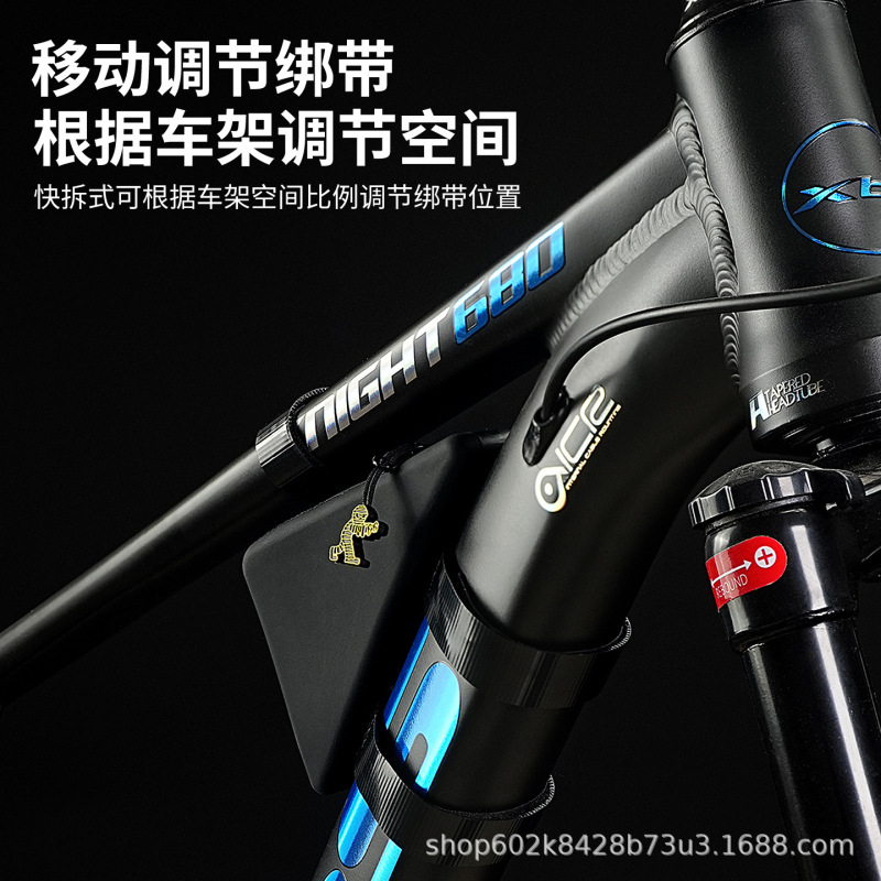 自転車バッグ三角バッグブロンプトンに適した折りたたみ自転車フロントバッグツールライディングバッグ収納|undefined
