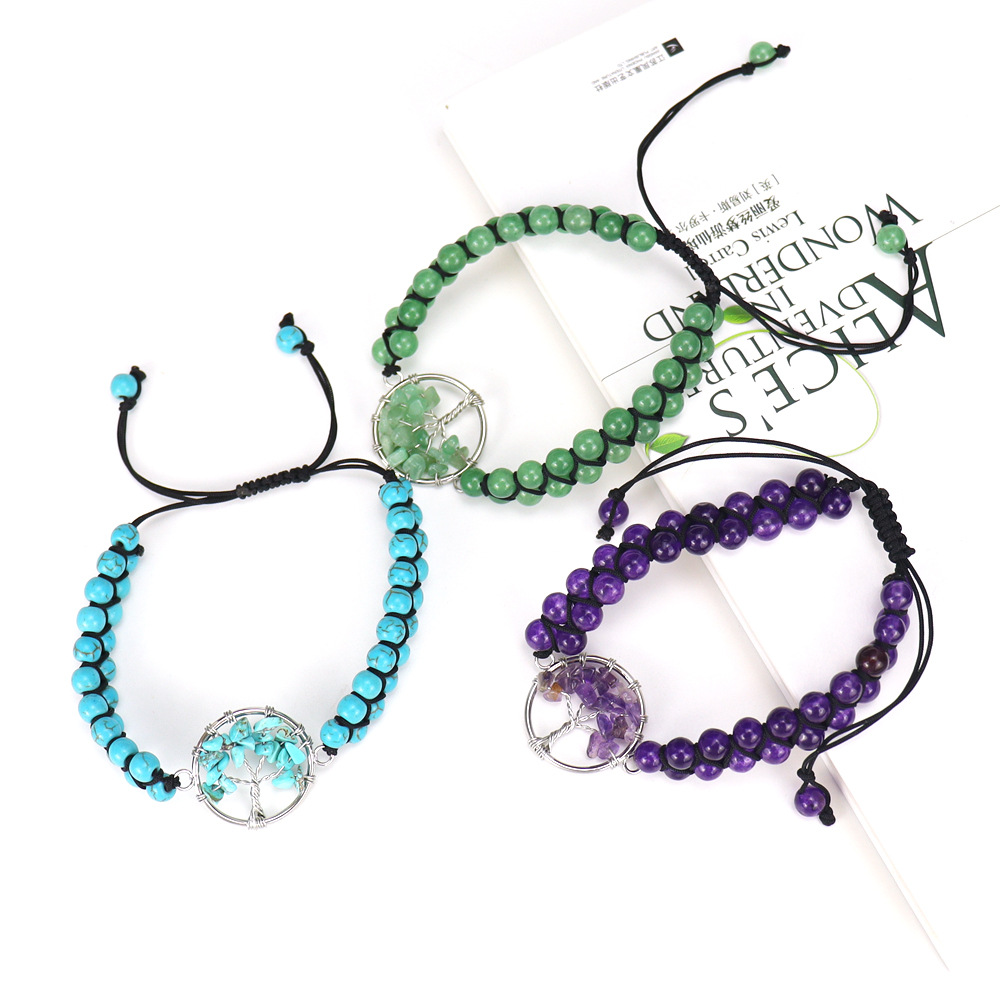 Fashion Tree natural stone Bracelets 1 Piece