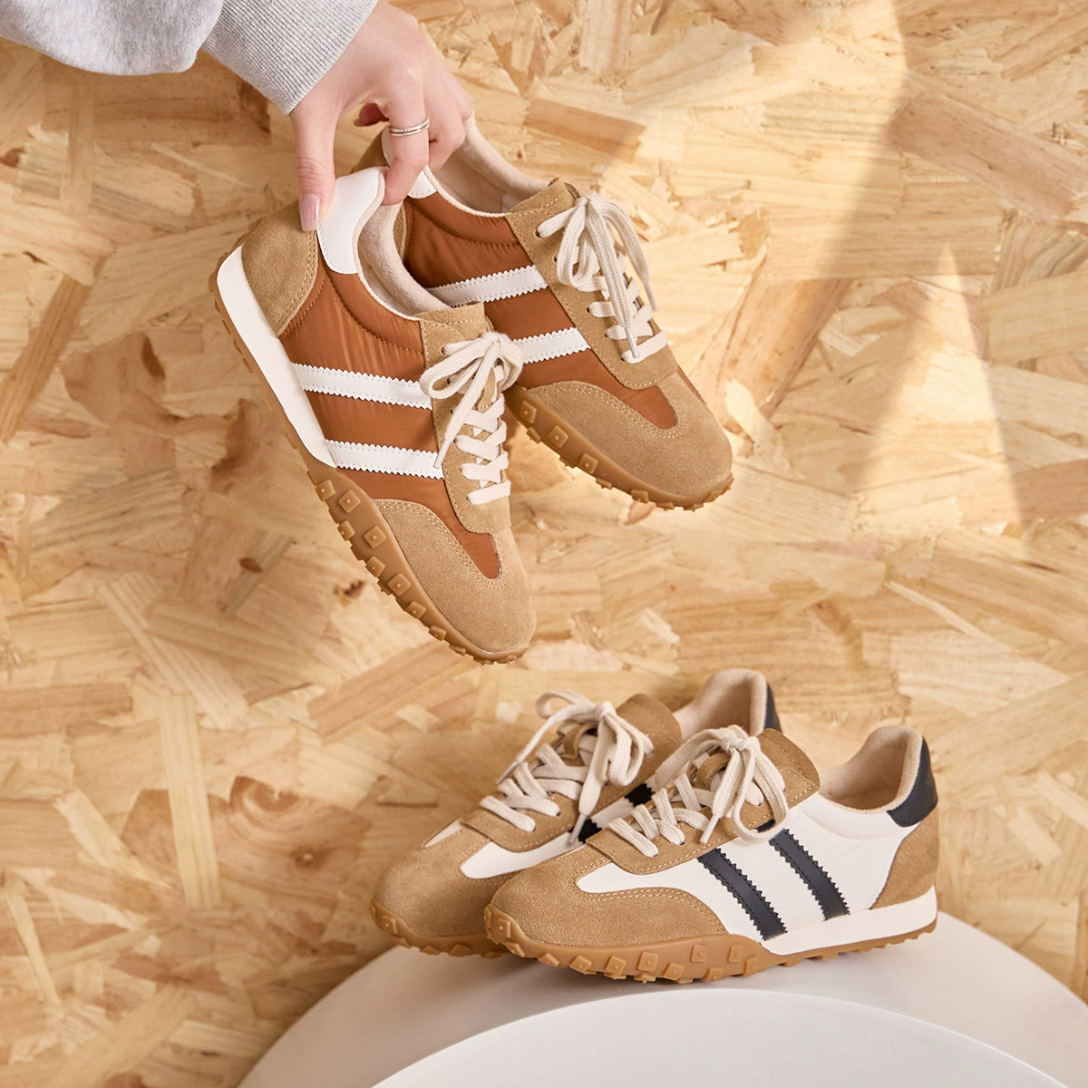 Виноград MOM studiolee одного цвета в тон, повседневные кроссовки Maillard на шнуровке, женские немецкие тренировочные туфли для досок, аргановые туфли