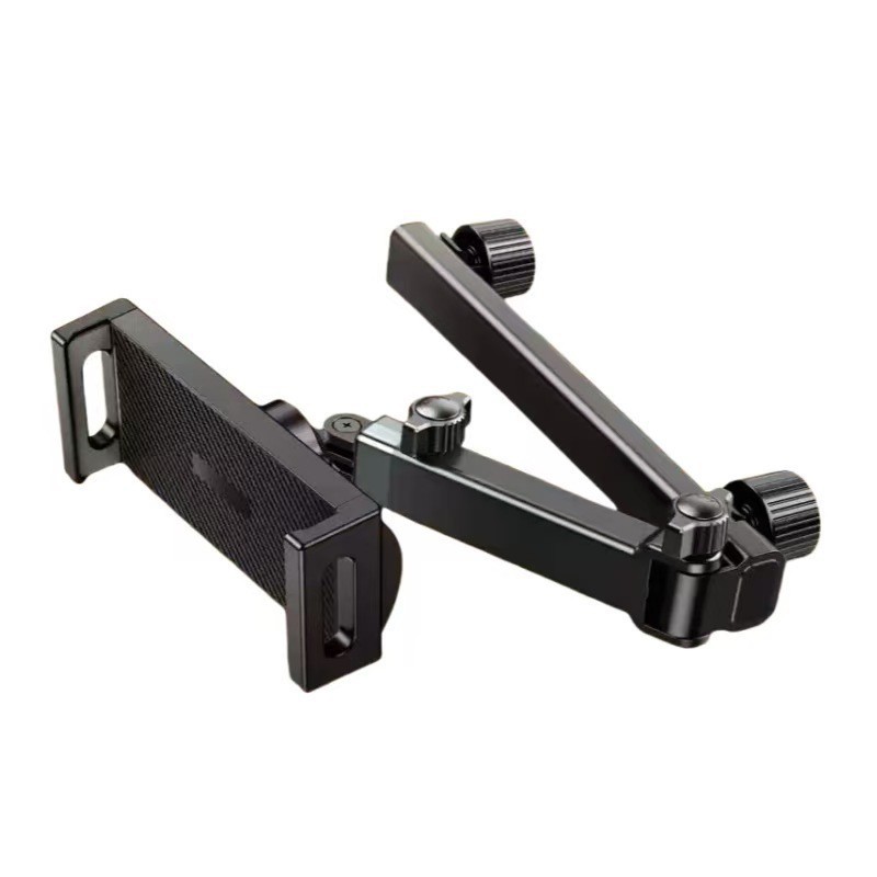Car rear seat tablet holder, dedicated for iPad, retractable and foldable in-car phone holder