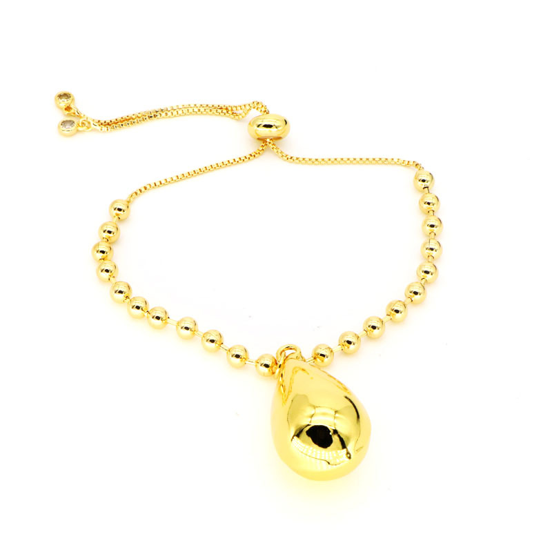 Copper 18K Gold Plated Casual Exaggerated Heart Shape Bracelets display picture 3