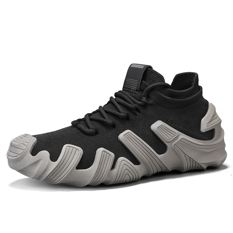 2025 otoño combinación de calcetines en vivo zapatos volcánicos zapatos mecánicos transpirables zapatos de coco zapatos casuales para hombres