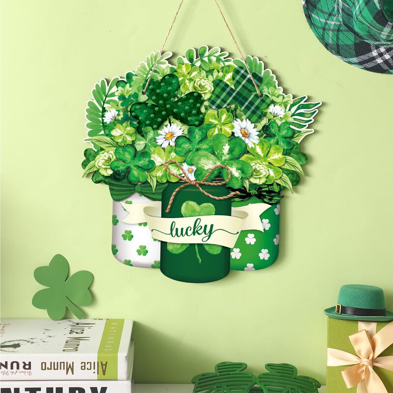 Mother's Day Welcome Decor Wooden Hanging Door Sign Outdoor Wooden Front Door Decor Farmhouse Porch Front Door Decor