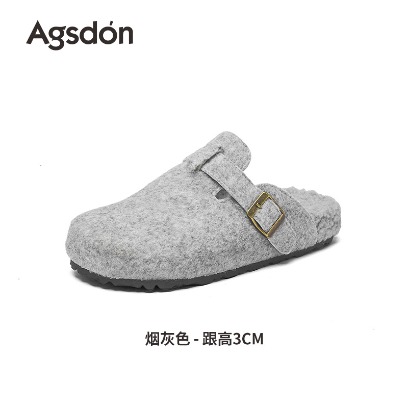 2026 nuevo primavera botas de nieve de fondo grueso un pedazo de zapatillas de cabeza de paquete