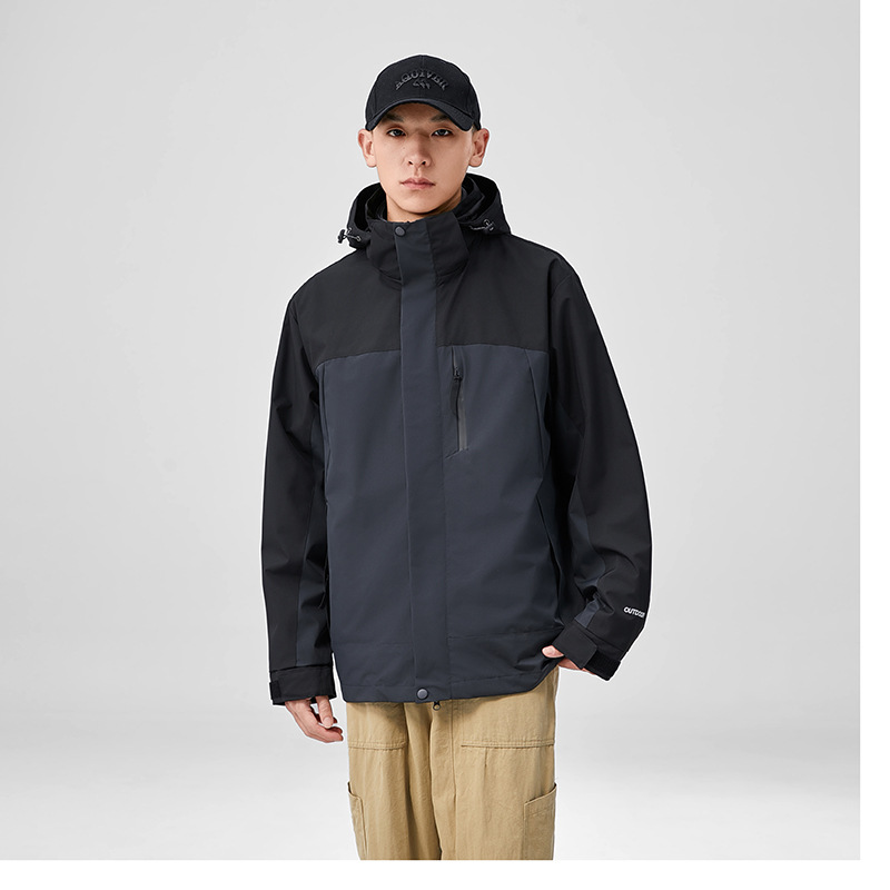 Luotuo ropa de asalto al aire libre para mujeres a prueba de salpicaduras 3 - en - 1 desmontable montaña ropa de montaña abrigo impermeable a prueba de viento y cálido