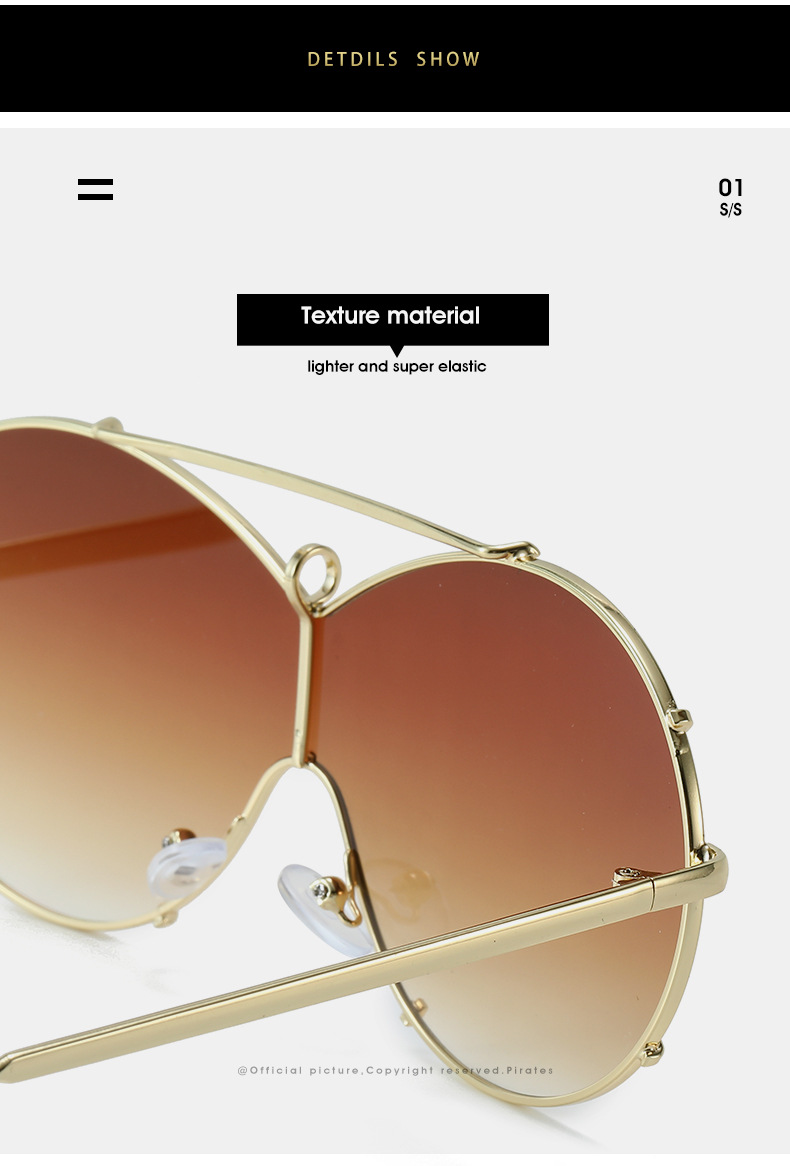 Ig Style Simple Style Solid Color Pc Special-shaped Mirror Full Frame Women's Sunglasses display picture 12