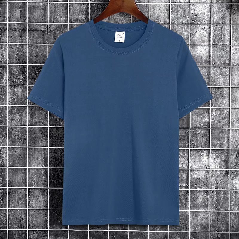 Camiseta de manga corta de los hombres camisa de fondo de color sólido ropa de clase de los hombres de moda ropa reservada marca de moda de verano blanco puro media manga