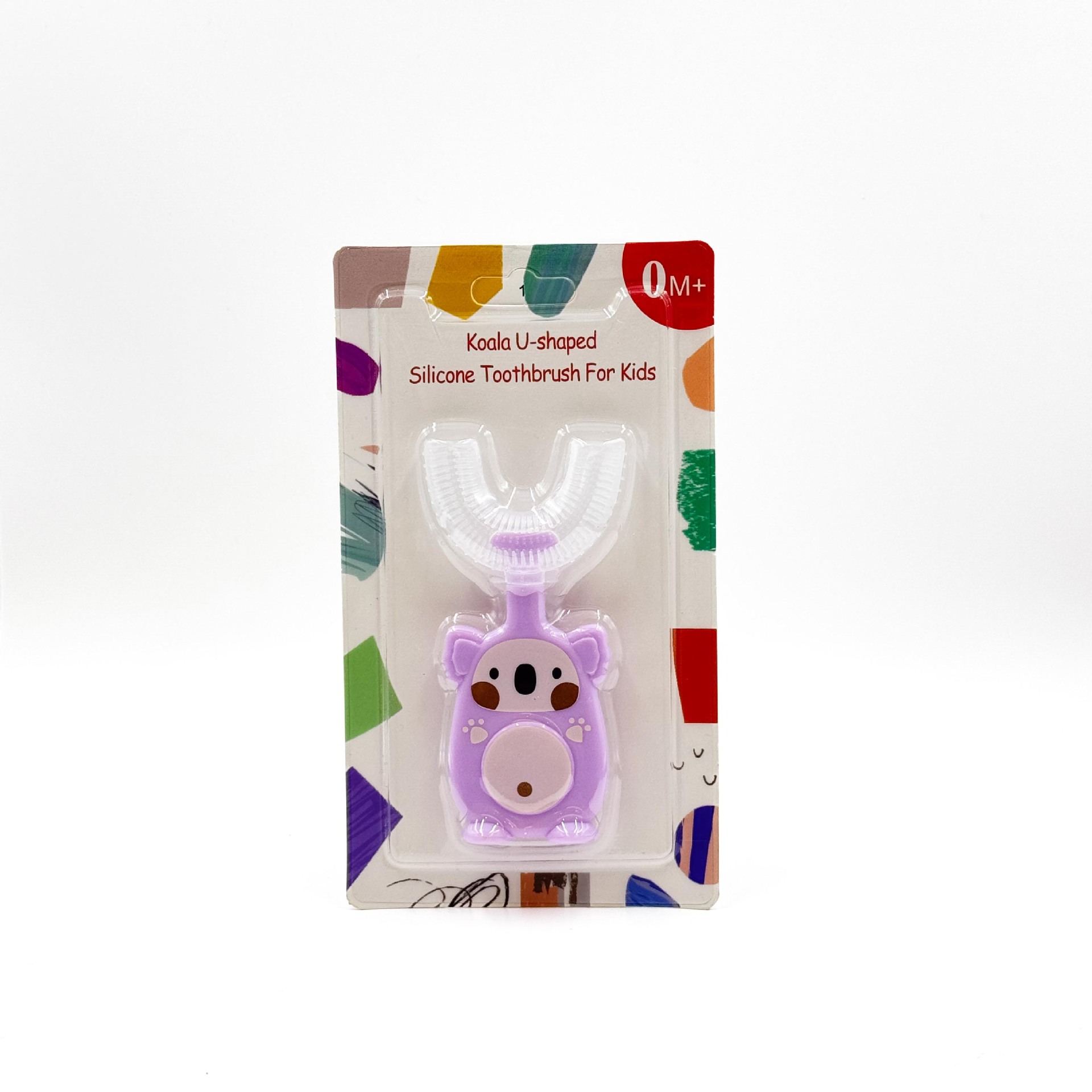 Nuevo cepillo de dientes manual infantil en forma de U cepillo de dientes de silicona bebé bucal limpieza oral manual en forma de U