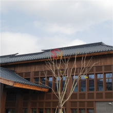 隔断仿古瓦 室内外装饰仿古彩瓦 青灰色仿古琉璃瓦厂家 仿古屋檐