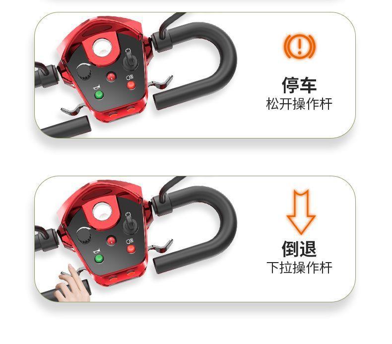 New Model of Electric Four-Wheeler for the Elderly, Lightweight and Foldable, a Home-Use Mobility Aid for Disabled People