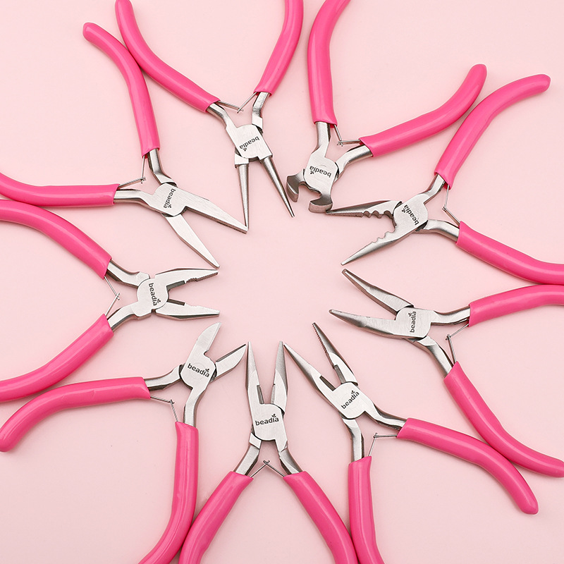 Upgraded fine casting, rust-free jewelry tool pliers, pointed-nosed pliers, multi-function round-nosed pliers, mini jewelry winding tool