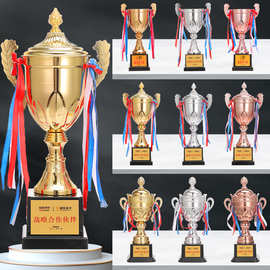 金属奖杯奖牌制作跆拳道跑步足球篮球竞技比赛颁奖礼品运动会奖杯