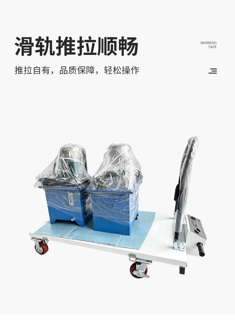 Hand-pushed electric hydraulic lift cart, portable flatbed cart for transporting and loading/unloading machinery and equipment