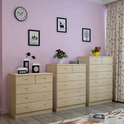 Производитель: шкаф-комод из массива сосны, комод для хранения, современный и простой комод для гостиной