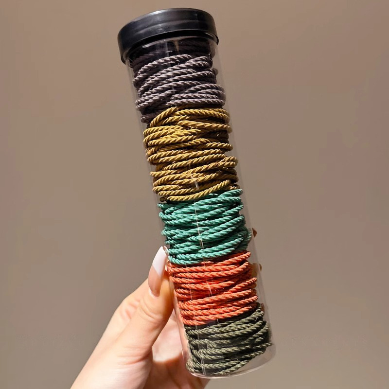 Cauda de caballo alta cuerda de cabello mujer 2025 nuevo cabello anillo de cabello de alta elasticidad elástica duradera no daña cabello cuerda de cabello tocado