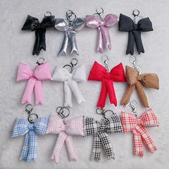 Ins韓系多色系かわいい少女心蝶結びキーホルダーバッグアクセサリー高級感小衆潮