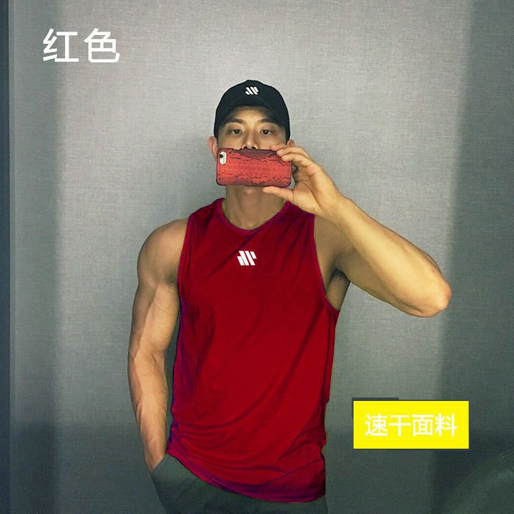 Socios de verano sin mangas chaleco de secado rápido hombre entrenamiento transpirable mostrando camisetas deportivas musculares comercio exterior al por mayor