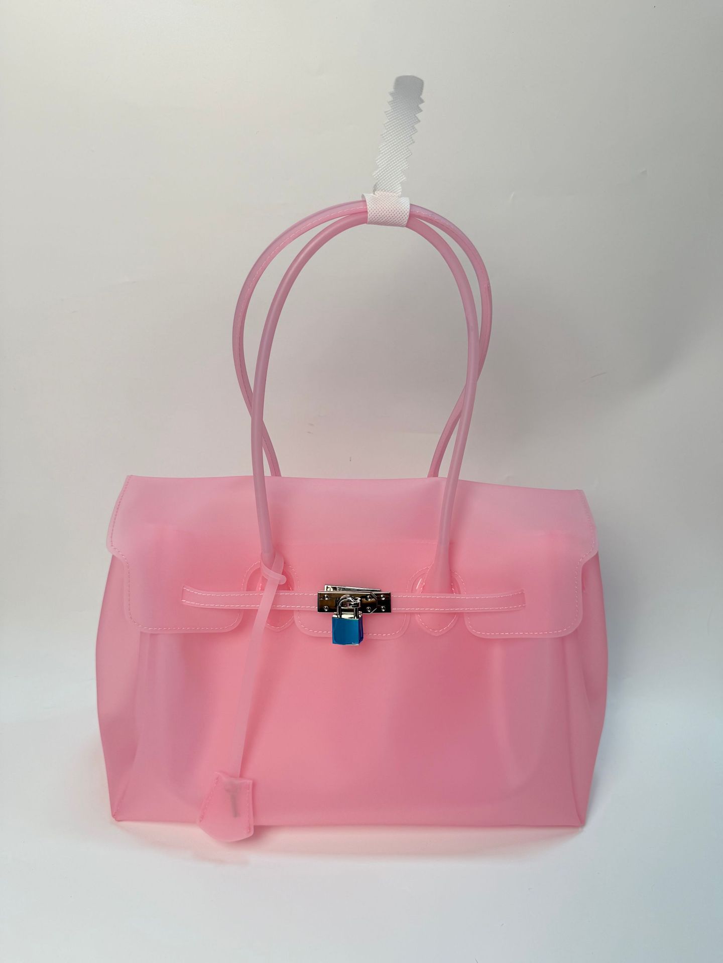 Tpu cherry blossom pink (with key + rivets on the bottom) / 35*27*15cm
