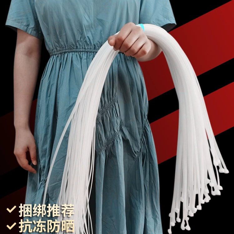 Большие нейлоновые кабельные стяжки для связывания и упаковки кукурузы.