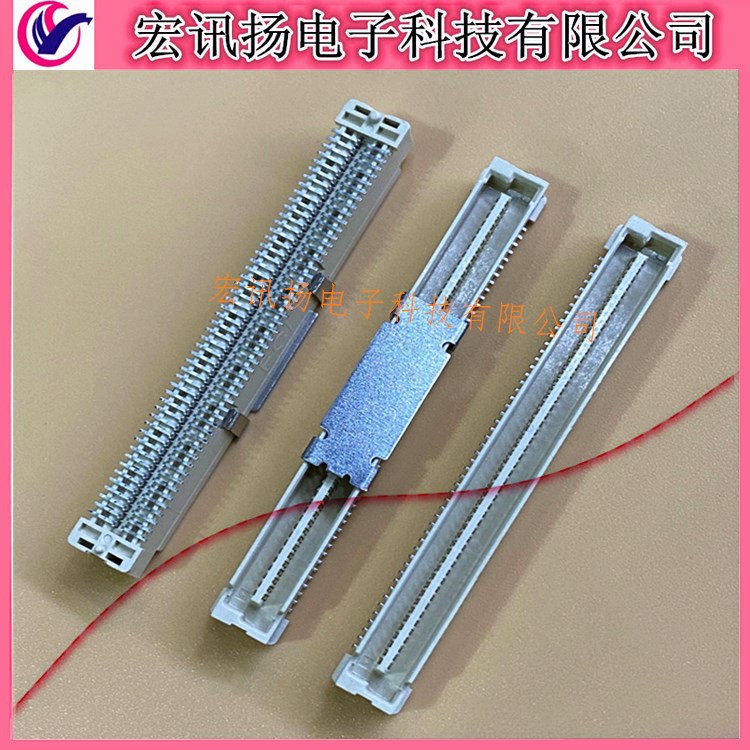 61083-103600LF  FCI 0.8mm间距 100Pin 6.7mm高 板对板连接器