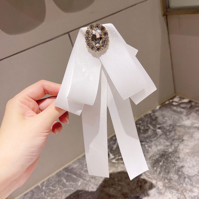 Modische Schleifen-brosche Mit Strass Für Damen_voghion.com