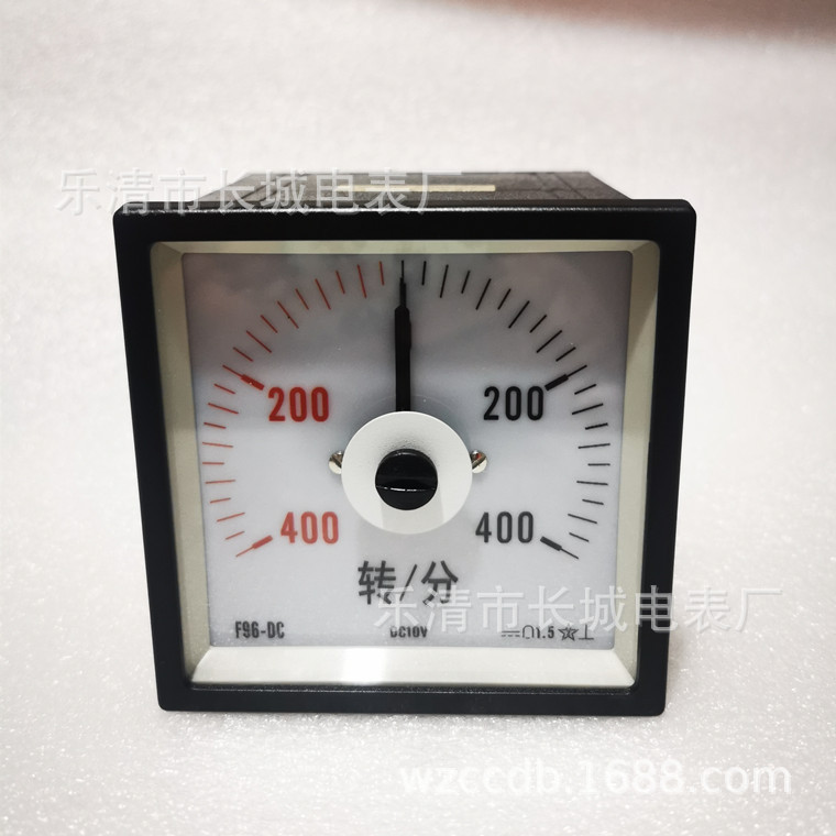 长城电表厂 F96-DC 双向400转/分 DC10V 照明DC24V 船用表 广角度