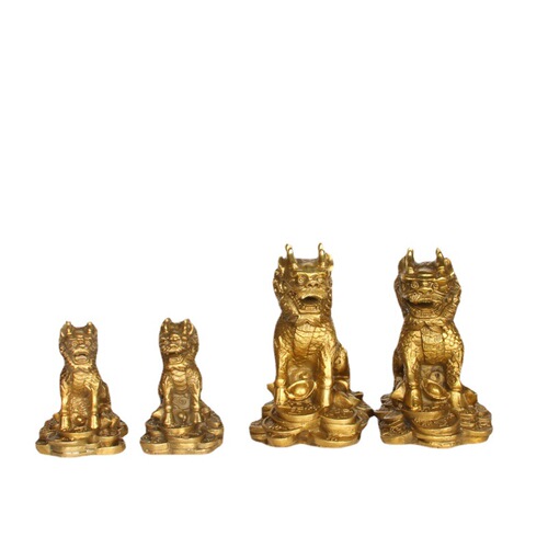 Manufacturer of wholesale copper crafts, including the copper Qilin statue 